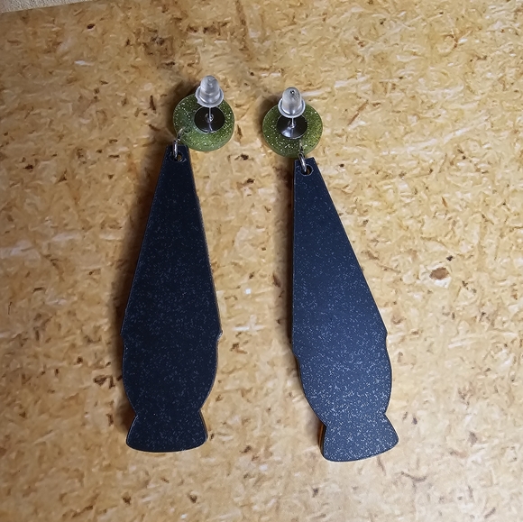 Lava Lamp Earrings - Picture 2 of 3